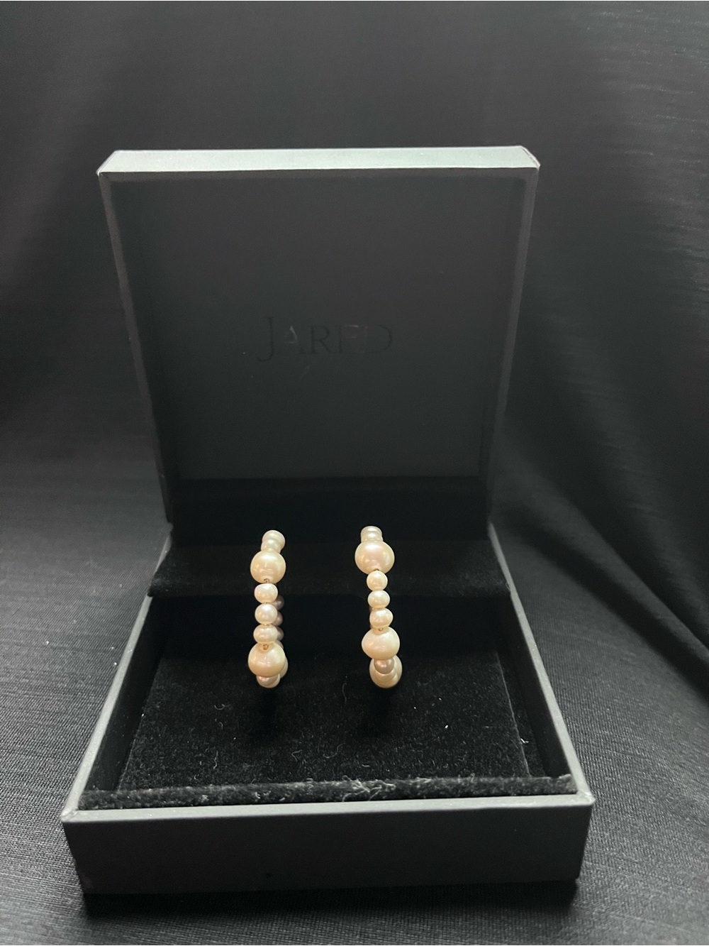 Jared Cultured Freshwater Pearl Hoop Earrings – Elegant Sterling Silver Hoops
